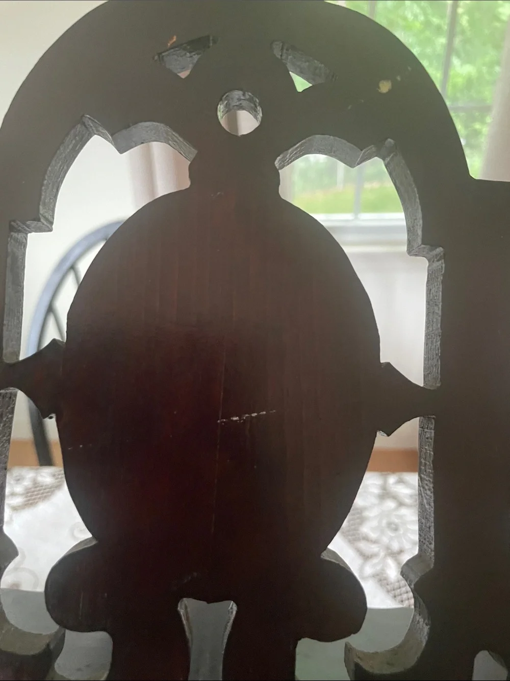 Vintage Victorian Black Revival Fretwork Decorative Wall Shelf